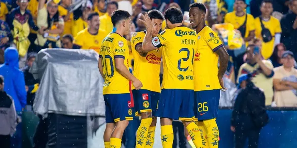 Jugadores del Club América (Fuente: MEXSPORT)