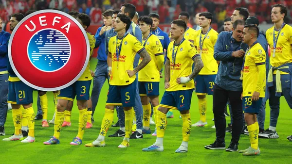 Jugadores del Club América tras peder la final