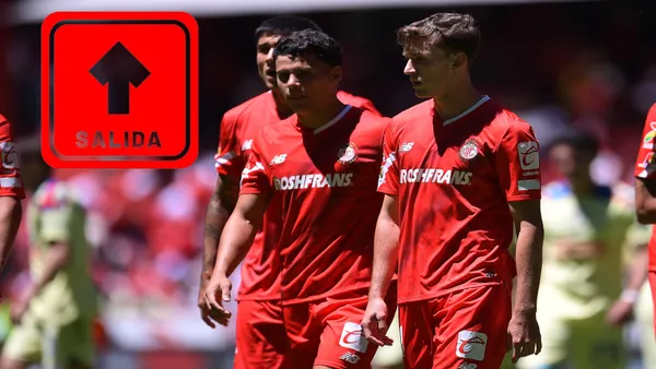 Jugadores del Toluca/ Foto TV Azteca