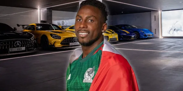 Julián Quiñones con la playera de la selección mexicana / Foto: Diario Marca