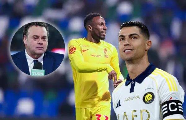 Julián Quiñones pudo empatar al cinco veces ganador del balón de oro en goles y Faitelson reaccionó.