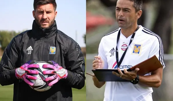 Juninho pese a estar retirado, no pierde el toque, y le da una lección a André-Pierre Gignac para cobrar los tiros libres.