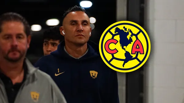 Keylor Navas durante su etapa con Pumas