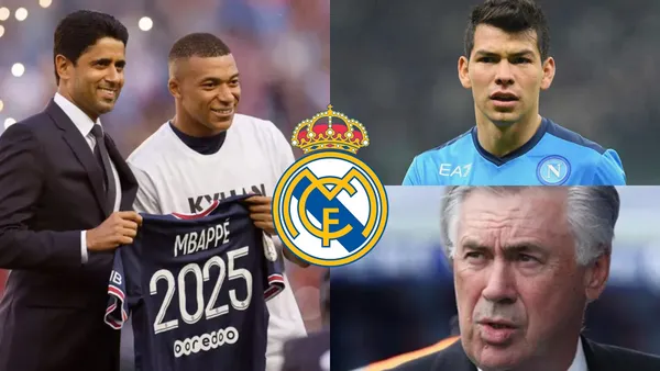 Kylian Mbappé le dijo no al Real Madrid y la decisión de Carlo Ancelotti sobre fichar a Hirving Lozano