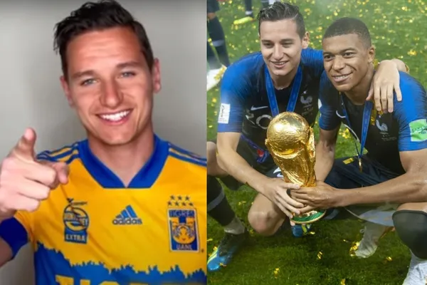 Kylian Mbappé y su reacción al conocer que Florian Thauvin fichó por Tigres y llegará a México.