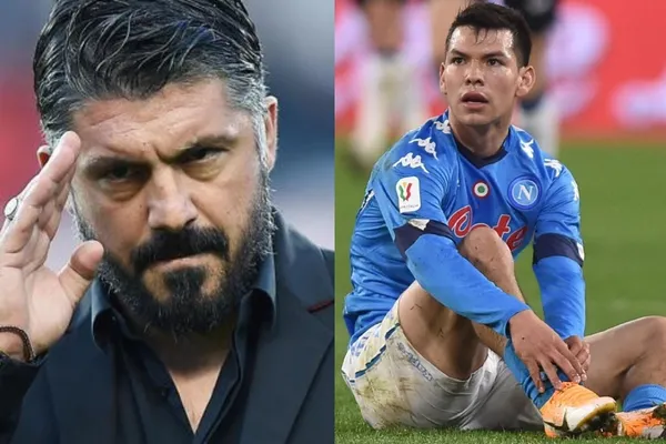 La advertencia que lanzó Gennaro Gattuso para Hirving Lozano ahora que quiere irse del Napoli.