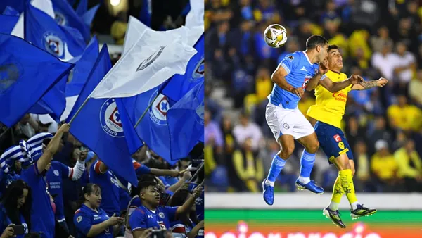 La afición Celeste le da con todo al Club América | Foto: Mexsport