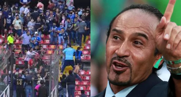 La afición lo quería encarar en consecuencia de los malos resultados