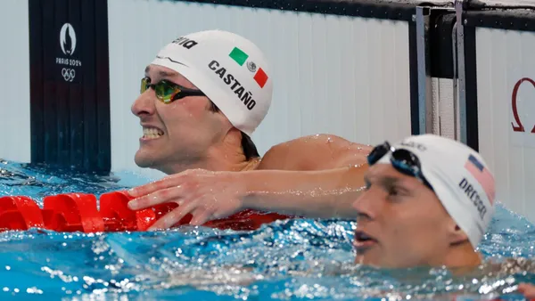 La alegría de Castaño cuando superó a Dressel y se metió en semis. (Foto: EFE)
