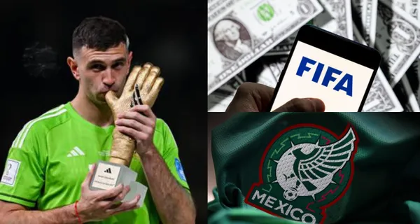 La decisión oficial de quitarle el premio al Dibu Martínez por sus insultos, por lo que sucedió con los mexicanos y sus burlas.