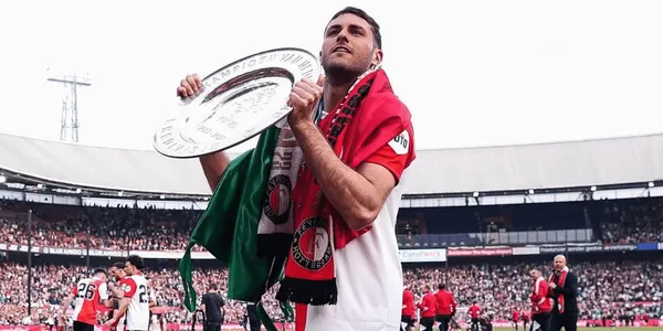 La despedida de Santiago Giménez con el Feyenoord de Rotterdam