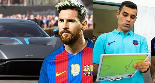 La diferencia de ego. Messi llegaba en un coche valorado en 300 mil dólares, Márquez le da una lección.