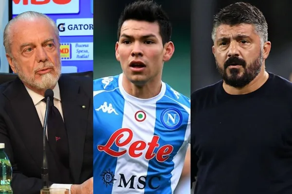 La directiva del Napoli salió en defensa de Hirving Lozano tras los constantes menosprecios de Gennaro Gattuso.