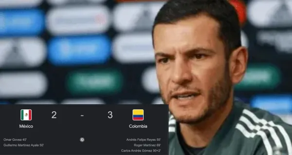 La excusa del entrenador tras el fracaso rotundo del seleccionado mexicano de fútbol ante Colombia.