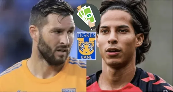 La fortuna que hizo Diego Lainez en Europa, en comparación con lo que hizo el jugador francés de los Tigres.