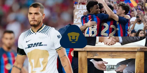 La ganancia de Pumas al ser humillado por el Barcelona