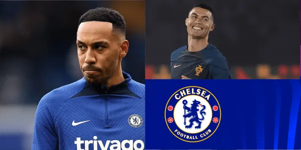 La increíble acción de Aubameyang para jugar con Cristiano Ronaldo en Arabia Saudita.