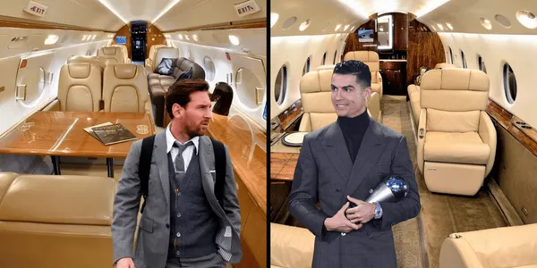 La increíble cifra de dinero que cuesta el jet privado de Lionel Messi a comparación que el de Cristiano Ronaldo.