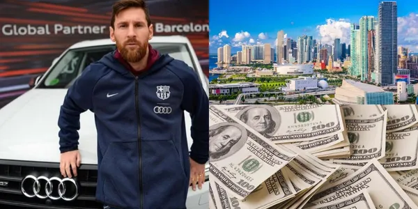 La lujosa colección de autos de Lionel Messi, con los que viajará por Miami.