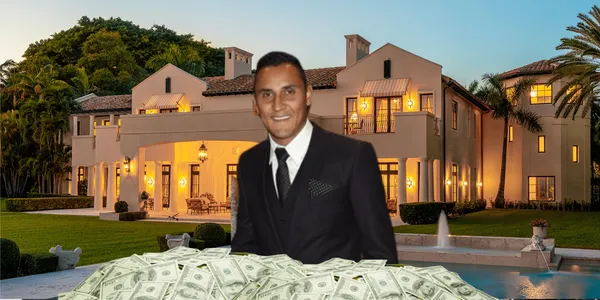 La lujosa mansión del guardameta tico que dejó asombrados a varios.