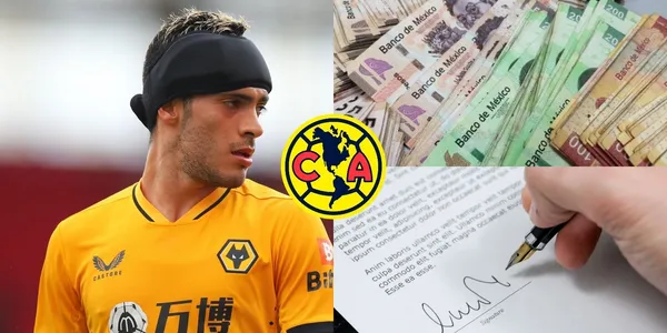 La millonada que tendría que pagar América para poder tener a Raúl Jiménez de vuelta