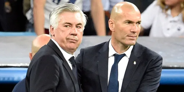 La partida de Carlo Ancelotti del Real Madrid parece cada vez más evidente y Zinedine Zidane levanta la mano para reemplazarlo