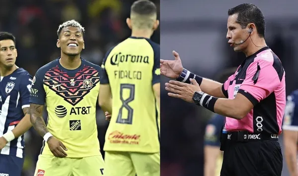 La polémica estuvo presente en más de una ocasión en el encuentro entre Club América y los Rayados.