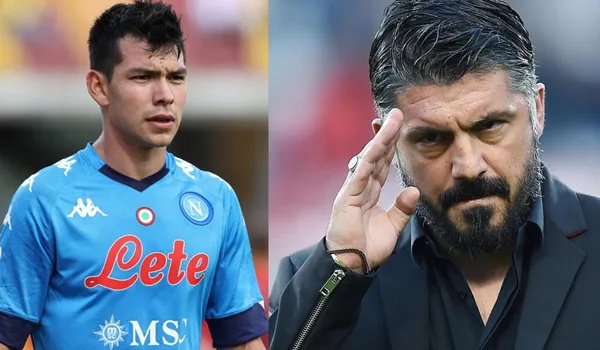 La prensa italiana filtra cómo en el Nápoli apostaban por la titularidad de Hirving Lozano y el gran gestor es Gennaro Gattuso.