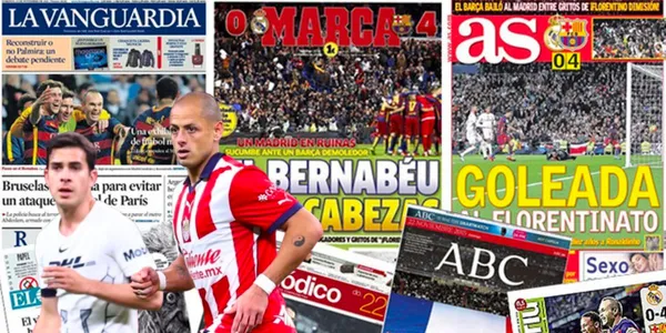 La reacción de la prensa española tras el debut de Javier Hernández en Chivas