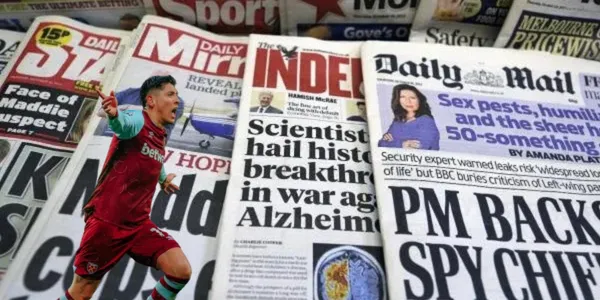 La reacción de la prensa inglesa tras el triunfal regreso de Edson Álvarez