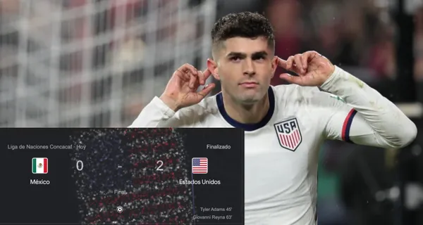 La reacción de Pulisic al ver que EEUU de nuevo nos ganó 2 a 0