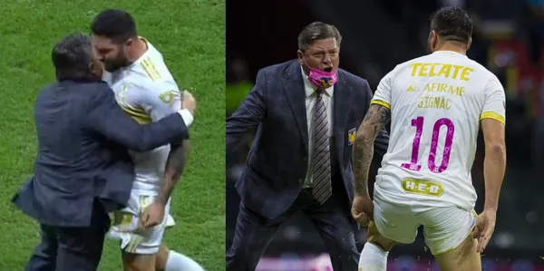 La reacción del delantero de los Tigres sorprendió al entrenador felino