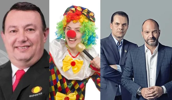 La reacción que tuvo Luis García cuando Toño de Valdés llamó payaso a Christian Martinoli.