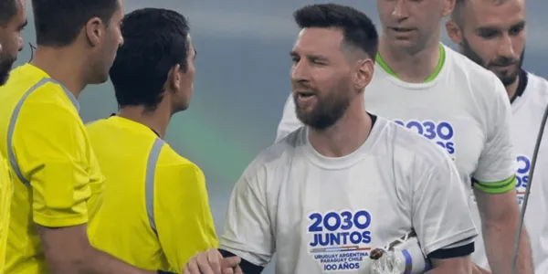 La Selección Argentina aprovechó un amistoso con Curazao para pedir por la Copa del Mundo.