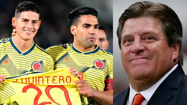 La selección Colombia está detrás de Miguel Herrera y esto dice el Piojo sobre dirigir a James Rodríguez y Radamel Falcao.