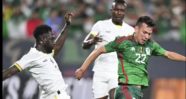 La selección de México sorprende y gana al combinado de Ghana. Hirving Lozano abrió la ruta del gol.
