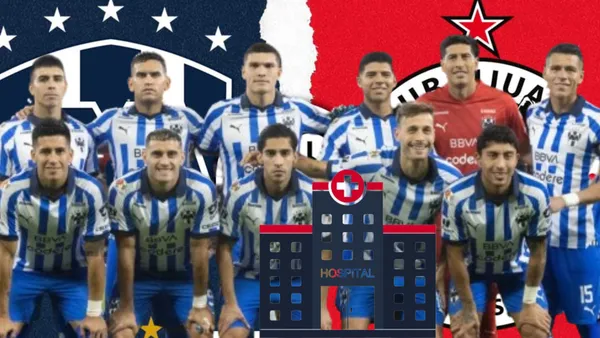 Las 4 lesiones de Rayados previo a enfrentar a Tijuana