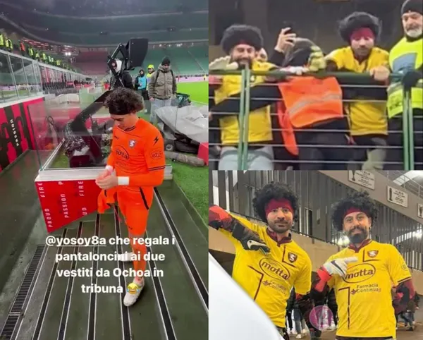 Las buenas actuaciones del cancerbero mexicano no pasan desapercibidas y se visten como su héroe.