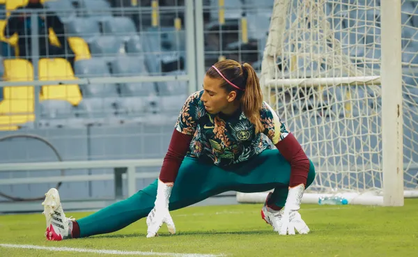 Las campeonas se presentaron en el Estadio Azteca