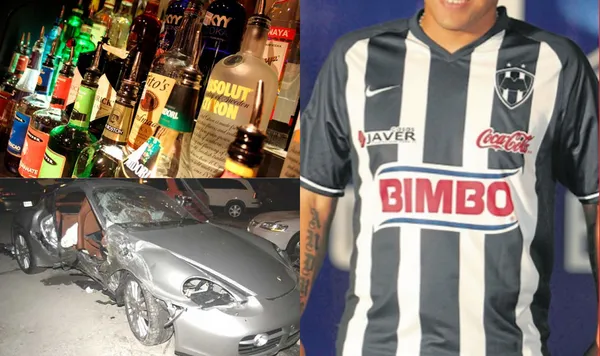 Le gustó la fiesta y el alcohol, y en Rayados destruyó un auto de lujo