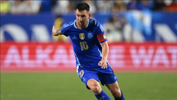 Leonel Messi jugando (Foto: Primicias)