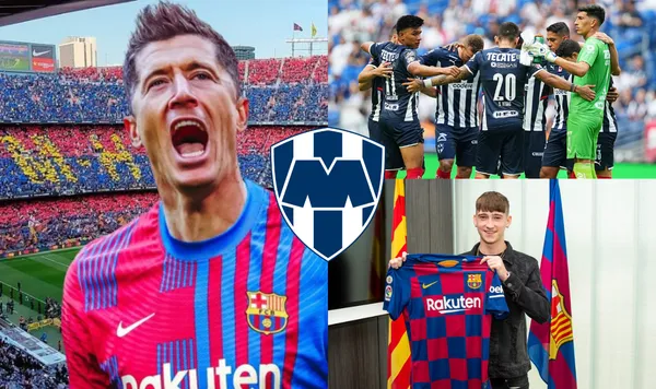 Lewandowski llega al Barcelona como en su momento lo hizo un canterano del Monterrey