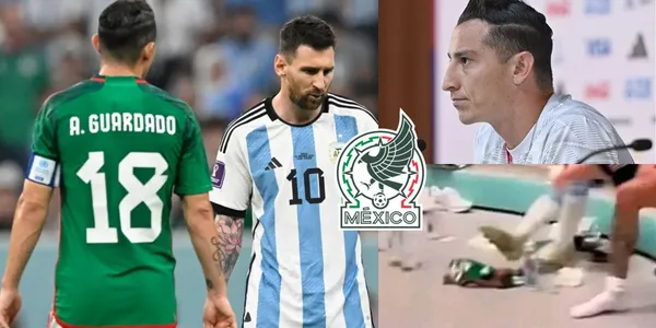 Lionel Messi aparentemente pateó la playera de México y lo que hizo Andrés Guardado con la de Argentina