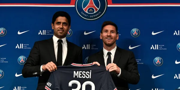 Lionel Messi durante la presentación con PSG (Fuente: El Correo)