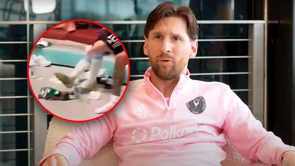 Lionel Messi en entrevista con Simplemente Fútbol (Foto: YouTube)
