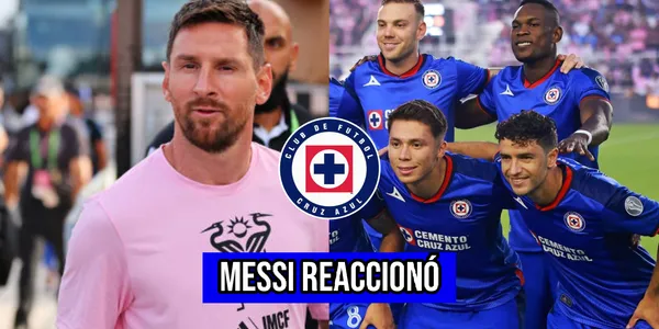Lionel Messi estuvo presente en el duelo entre Cruz Azul e Inter de Miami y su reacción tras ver como Cambindo falla los goles