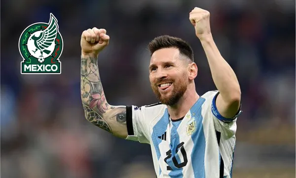 Lionel Messi festeja gol con Argentina (Fuente: Efe)