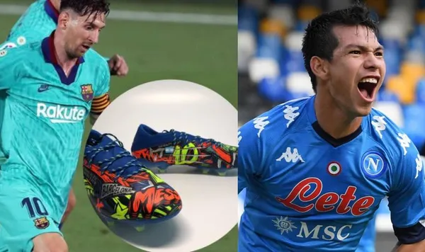 Lionel Messi juega con unos zapatos que cuestan 4 mil pesos en el mercado, pero mira cuánto valen los tachones de Hirving Lozano.
