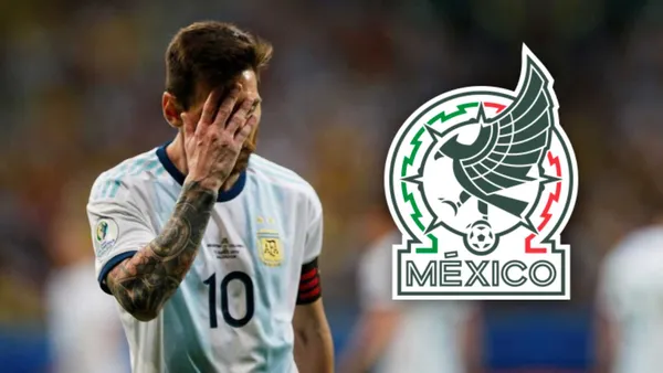 Lionel Messi lamentándose la derrota de Argentina (Foto: TyC Sports)