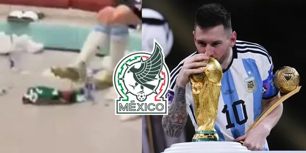 Lionel Messi pisó la playera del México, ahora el jersey tendría un inesperado destino